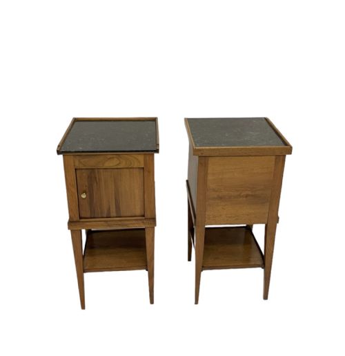 PAIR OF 19TH CENTURY NIGHTSTANDS - ADDITIONAL PHOTO 5