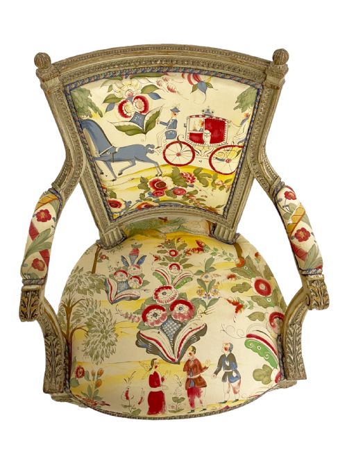 PAIR OF PERIOD FRENCH ARMCHAIRS - ADDITIONAL PHOTO 3