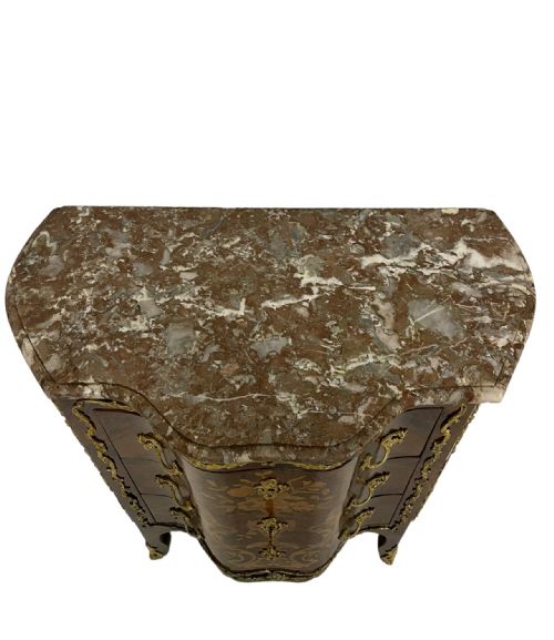 LATE 19TH CENTURY FRENCH MARBLE TOP COMMODE - ADDITIONAL PHOTO 3