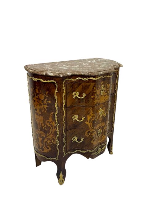 LATE 19TH CENTURY FRENCH MARBLE TOP COMMODE - ADDITIONAL PHOTO 9