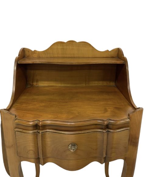 PAIR OF FRENCH NIGHTSTANDS IN CHERRYWOOD - ADDITIONAL PHOTO 4