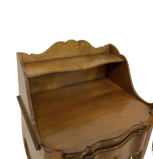 PAIR OF FRENCH NIGHTSTANDS IN CHERRYWOOD - ADDITIONAL PHOTO 6
