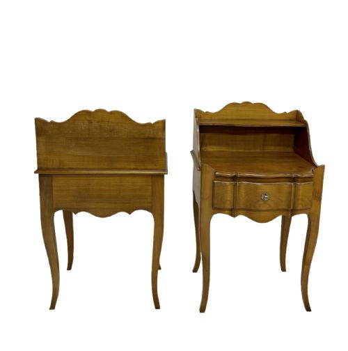 PAIR OF FRENCH NIGHTSTANDS IN CHERRYWOOD - ADDITIONAL PHOTO 8