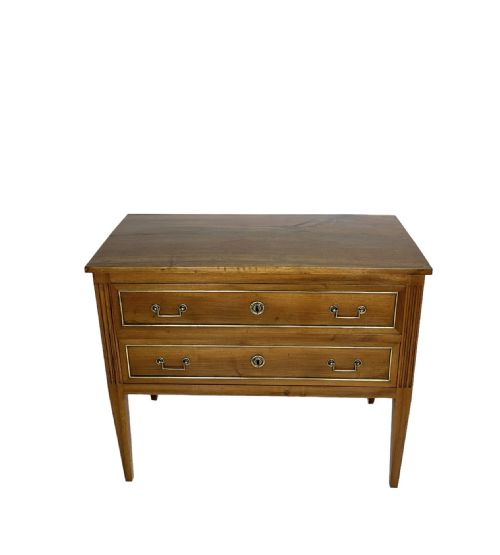 FRENCH PROVINCIAL WALNUT COMMODE - ADDITIONAL PHOTO 9