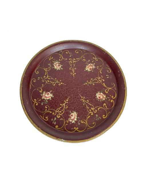 RED METAL OCCASIONAL TABLE - ADDITIONAL PHOTO 5