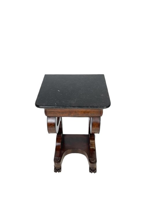 MARBLE TOP CONSOLE TABLE - ADDITIONAL PHOTO 1
