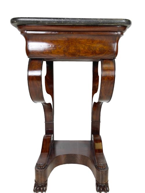 MARBLE TOP CONSOLE TABLE - ADDITIONAL PHOTO 2