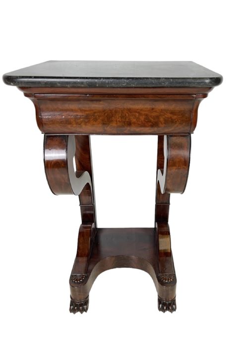MARBLE TOP CONSOLE TABLE - ADDITIONAL PHOTO 3