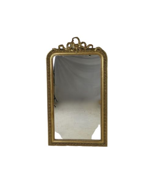 19TH CENTURY FRENCH GILT MIRROR - ADDITIONAL PHOTO 1