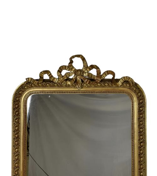 19TH CENTURY FRENCH GILT MIRROR - ADDITIONAL PHOTO 2