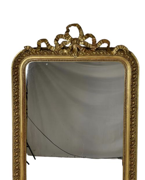 19TH CENTURY FRENCH GILT MIRROR - ADDITIONAL PHOTO 3