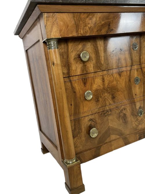 FRENCH WALNUT COMMODE - ADDITIONAL PHOTO 2