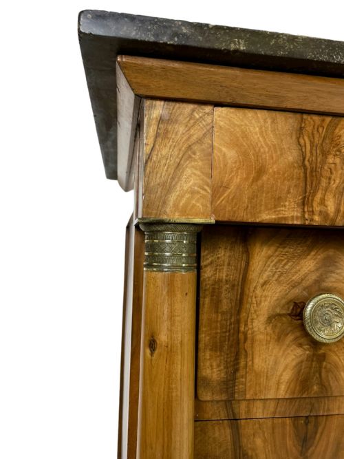 FRENCH WALNUT COMMODE - ADDITIONAL PHOTO 4