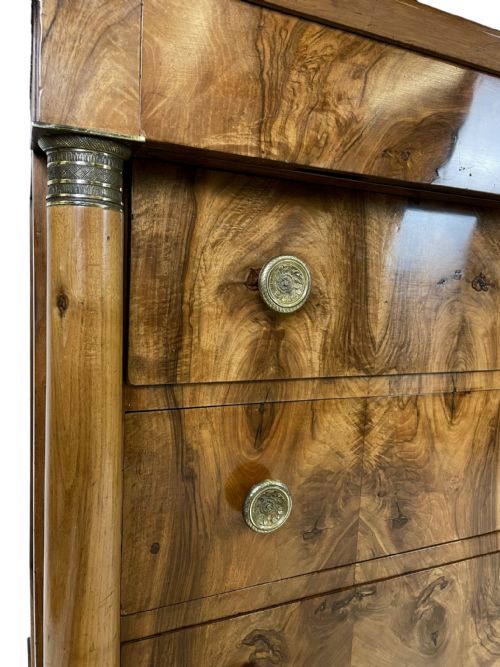 FRENCH WALNUT COMMODE - ADDITIONAL PHOTO 5