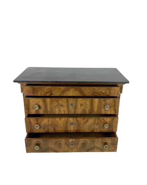FRENCH WALNUT COMMODE - ADDITIONAL PHOTO 6