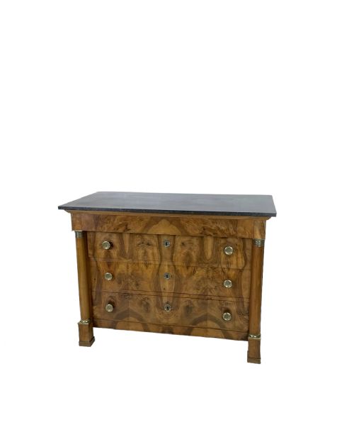 FRENCH WALNUT COMMODE - ADDITIONAL PHOTO 7