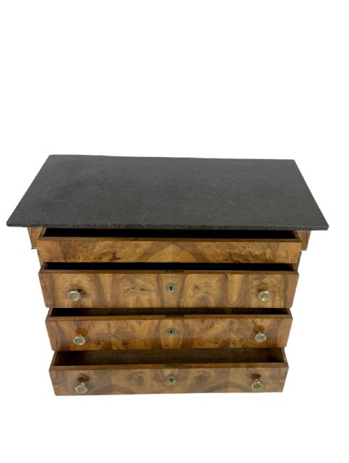FRENCH WALNUT COMMODE - ADDITIONAL PHOTO 9