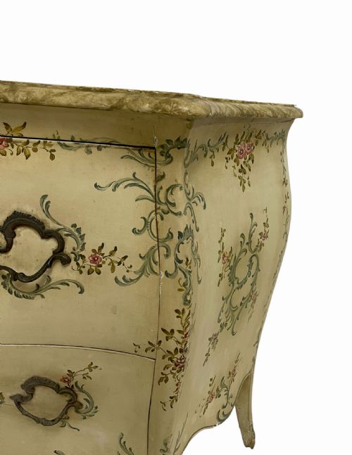 ITALIAN PAINTED COMMODE - ADDITIONAL PHOTO 4