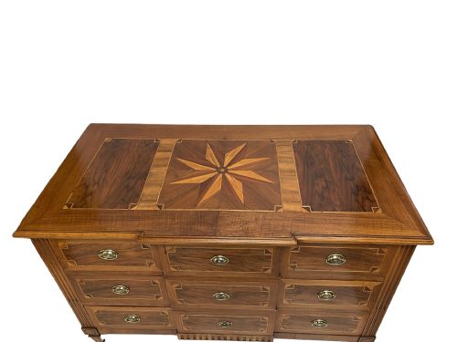 ANTIQUE WALNUT COMMODE FROM ALSACE FRANCE - ADDITIONAL PHOTO 1