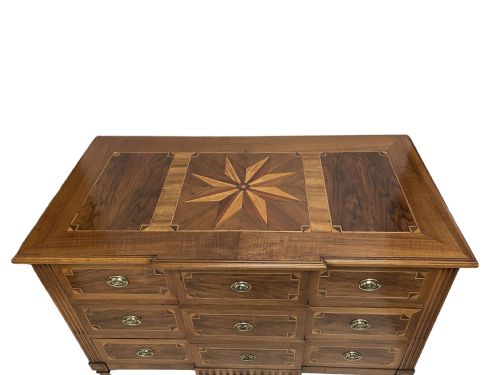 ANTIQUE WALNUT COMMODE FROM ALSACE FRANCE - ADDITIONAL PHOTO 2
