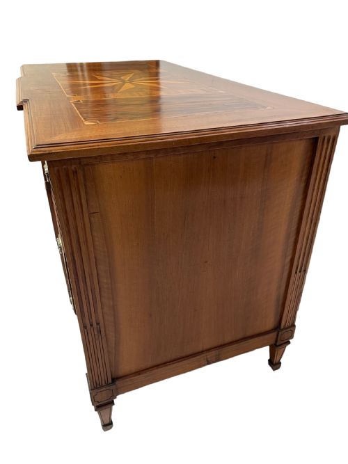 ANTIQUE WALNUT COMMODE FROM ALSACE FRANCE - ADDITIONAL PHOTO 9