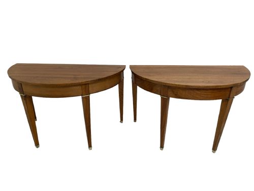 pair of tables in walnut - CATEGORY: ANTIQUE TABLES - DATED 19TH CENTURY