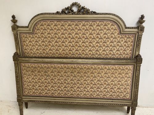 french antique painted bed - CATEGORY: ANTIQUE BEDS - DATED 19TH CENTURY