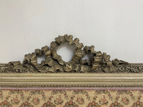 FRENCH ANTIQUE PAINTED BED - ADDITIONAL PHOTO 1