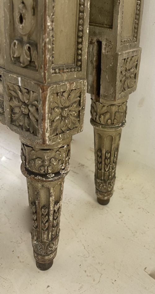 FRENCH ANTIQUE PAINTED BED - ADDITIONAL PHOTO 4