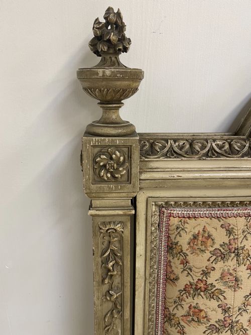 FRENCH ANTIQUE PAINTED BED - ADDITIONAL PHOTO 6