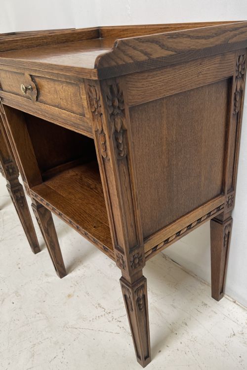 PAIR FRENCH NIGHTSTANDS - ADDITIONAL PHOTO 1