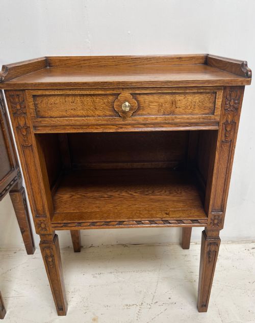 PAIR FRENCH NIGHTSTANDS - ADDITIONAL PHOTO 2