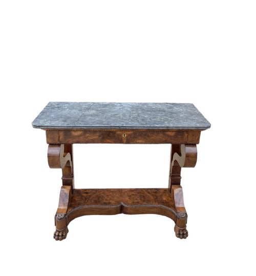 french walnut console table - CATEGORY: ANTIQUE TABLES - DATED 1850