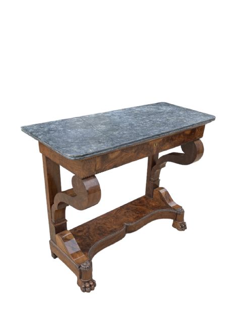 FRENCH WALNUT CONSOLE TABLE - ADDITIONAL PHOTO 1
