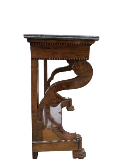 FRENCH WALNUT CONSOLE TABLE - ADDITIONAL PHOTO 3