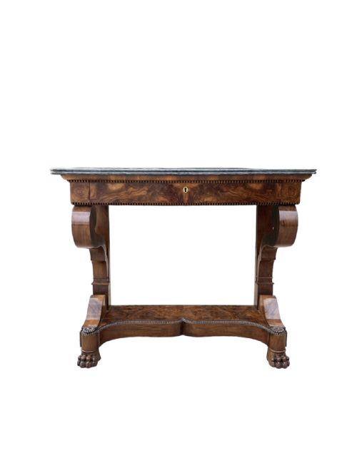 FRENCH WALNUT CONSOLE TABLE - ADDITIONAL PHOTO 5