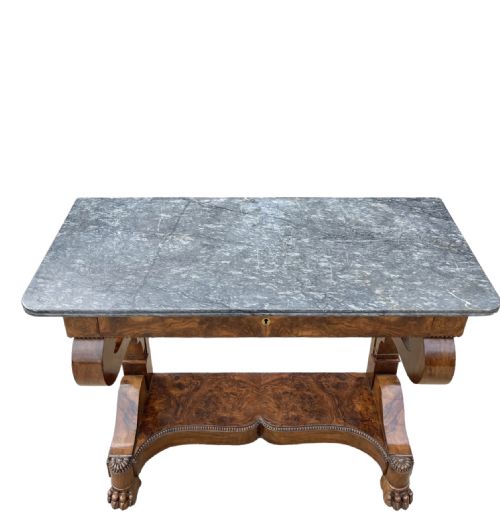 FRENCH WALNUT CONSOLE TABLE - ADDITIONAL PHOTO 7