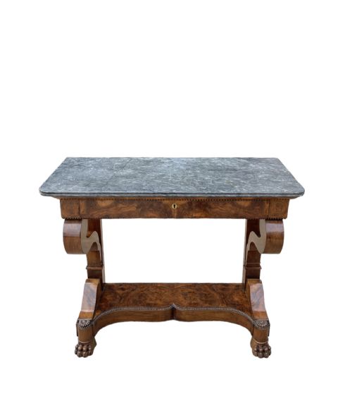 FRENCH WALNUT CONSOLE TABLE - ADDITIONAL PHOTO 8
