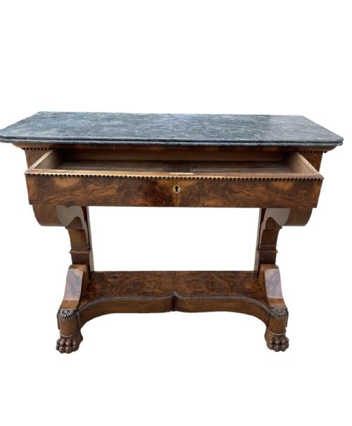 FRENCH WALNUT CONSOLE TABLE - ADDITIONAL PHOTO 9