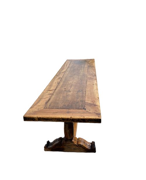LARGE WALNUT REFECTORY TABLE - ADDITIONAL PHOTO 3