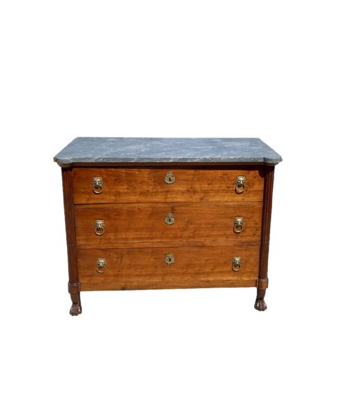 french empire commode - CATEGORY: ANTIQUE CHEST OF DRAWERS - DATED 19TH CENTURY