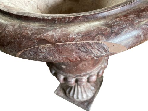 PAIR OF LARGE CLASSICAL SHAPED URNS - ADDITIONAL PHOTO 4