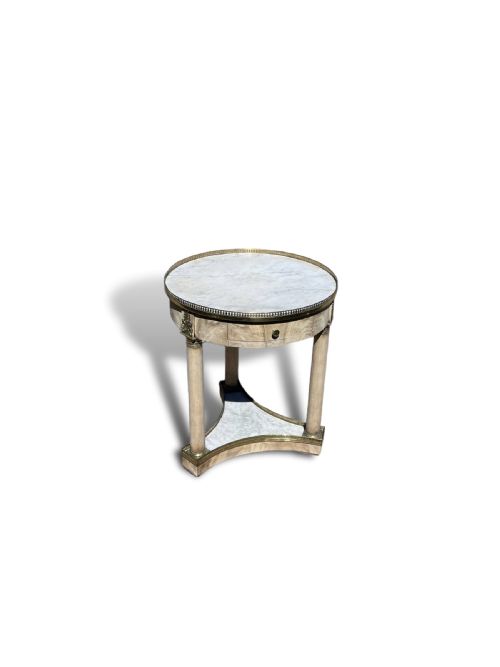 19th century bleached walnut gueridon - CATEGORY: ANTIQUE TABLES - DATED 19TH CENTURY