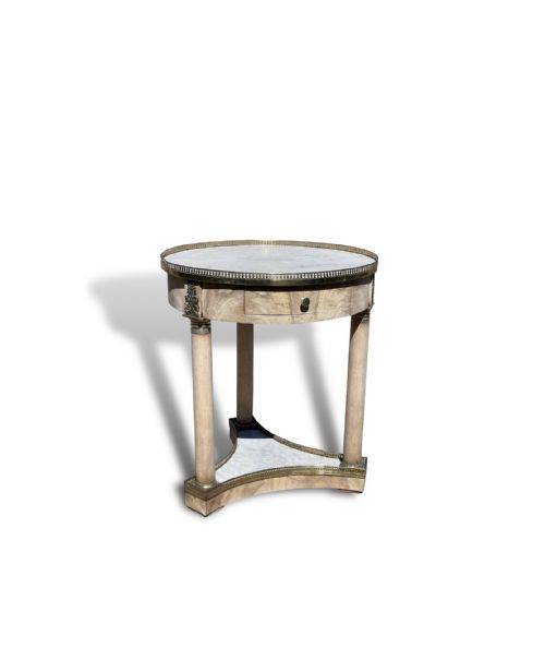 19TH CENTURY BLEACHED WALNUT GUERIDON - ADDITIONAL PHOTO 2