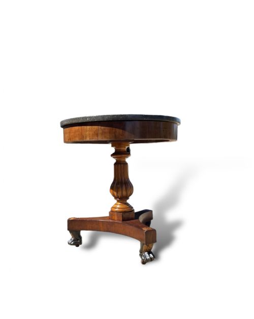 FRENCH MARBLE TOP GUERIDON - ADDITIONAL PHOTO 2