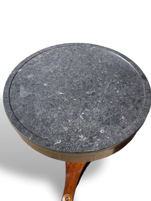 FRENCH MARBLE TOP GUERIDON - ADDITIONAL PHOTO 7