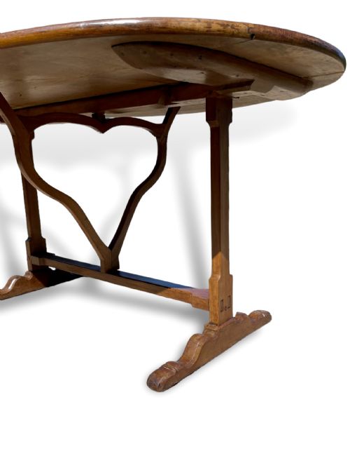 FRENCH CHERRYWOOD WINE TABLE - ADDITIONAL PHOTO 2
