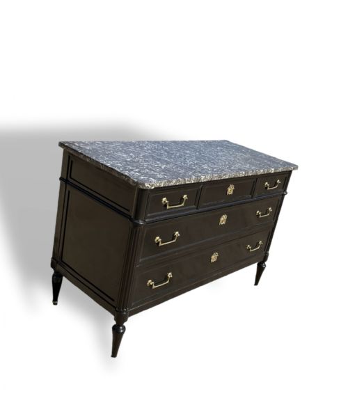 18TH CENTURY DIRECTOIRE EBONIZED COMMODE - ADDITIONAL PHOTO 1