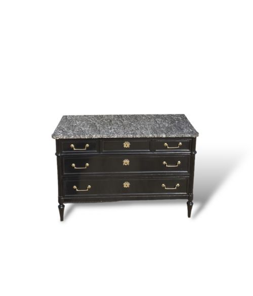 18TH CENTURY DIRECTOIRE EBONIZED COMMODE - ADDITIONAL PHOTO 3