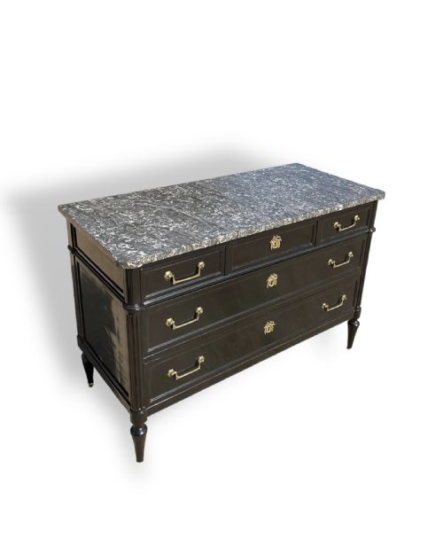 18TH CENTURY DIRECTOIRE EBONIZED COMMODE - ADDITIONAL PHOTO 7
